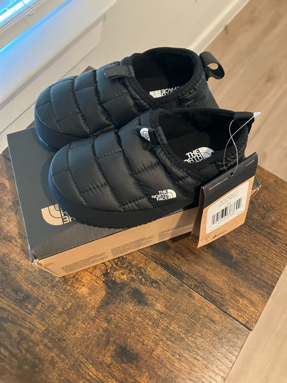 The North Face Quilted Insulated Slip-On Mules - Black